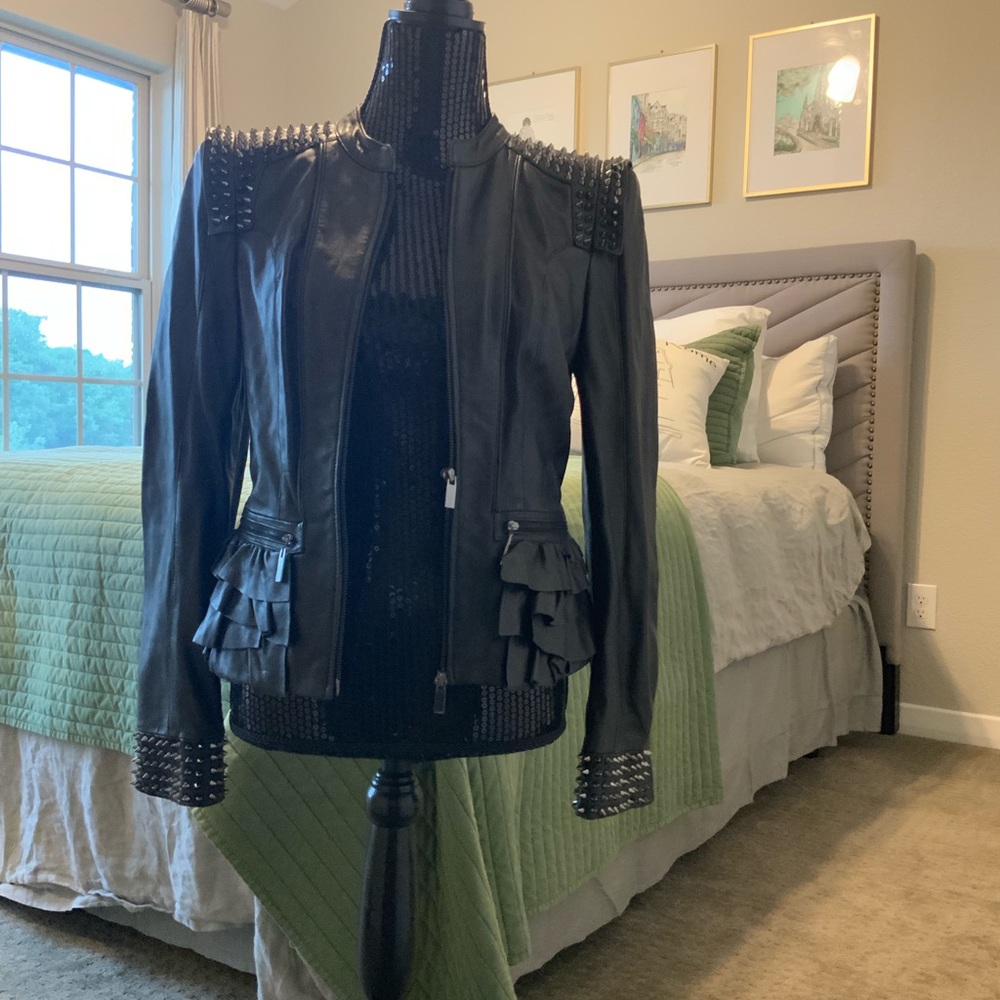 Leather jacket